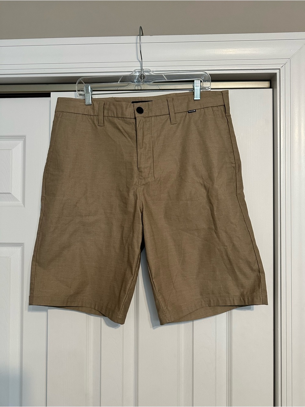 Hurley Men's Flat Front Khaki Shorts